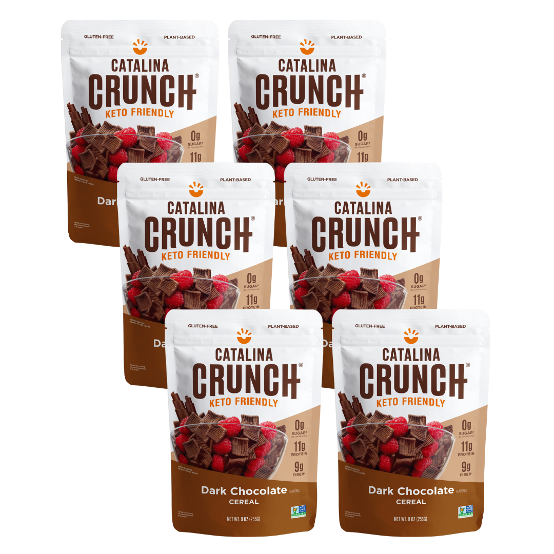 Dark Chocolate Keto Cereal Low Carb 6 Pack Catalina Crunch Catalina Crunch Wholesale 7207