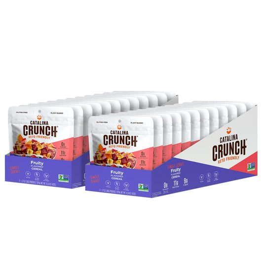 Single Serve Fruity Cereal 24-ct (2 POP Boxes of 12 - 1.27oz Pouches)